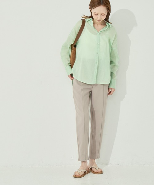 coca(coca)(コカ)の「エンボス加工 センターシームレギパン(その他パンツ・レディース・ブラック/ベージュ・M/L/S)」の11枚目の写真