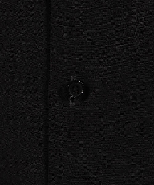 TOMORROWLAND （トゥモローランド）の「ハイカウントリネン セミワイドカラーロングシャツ（シャツ/ブラウス・メンズ・ブラック/ベージュ/ライトパープル・S/M/L/XS）」の11枚目の写真