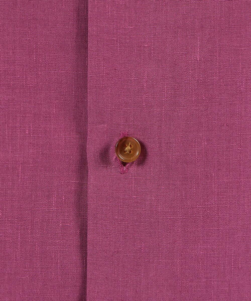 TOMORROWLAND （トゥモローランド）の「ハイカウントリネン セミワイドカラーロングシャツ（シャツ/ブラウス・メンズ・ブラック/ベージュ/ライトパープル・S/M/L/XS）」の12枚目の写真