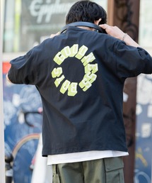 オーバーサイズ 別注 サークルロゴプリント半袖Tシャツ アメリカコットン