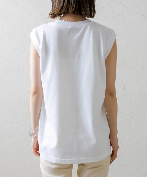 mystic（ミスティック）の「[LIFE] ケイトモスノースリTシャツ（Tシャツ/カットソー・レディース・ブラック/オフホワイト・FREE）」の13枚目の写真