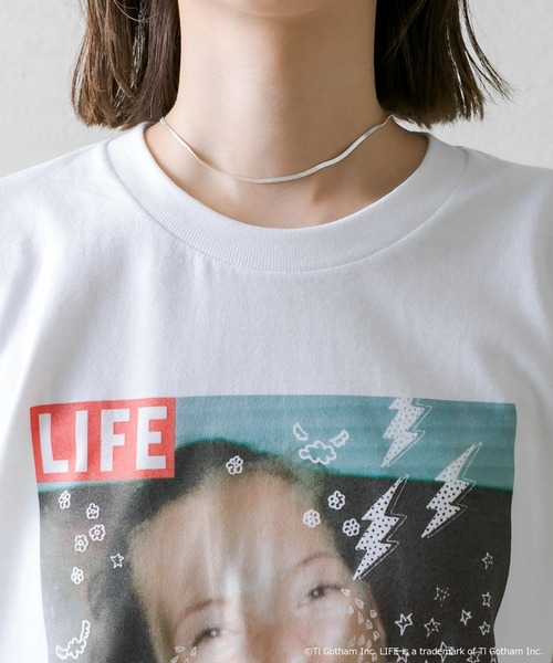 mystic（ミスティック）の「[LIFE] ケイトモスノースリTシャツ（Tシャツ/カットソー・レディース・ブラック/オフホワイト・FREE）」の15枚目の写真