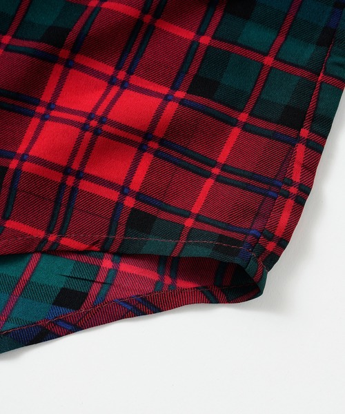 MILKFED.（ミルクフェド）の「BIG COLLAR PLAID BLOUSE（シャツ/ブラウス・レディース・ブルー/レッド・ONE SIZE）」の6枚目の写真