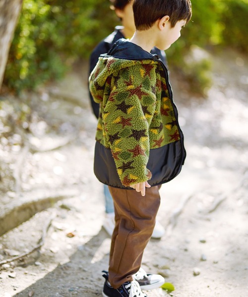 DILASH（ディラッシュ）の「総柄ボアジャケット（その他アウター・キッズ・カーキ/ベージュ・140/110/90/80/130/120/100）」の17枚目の写真