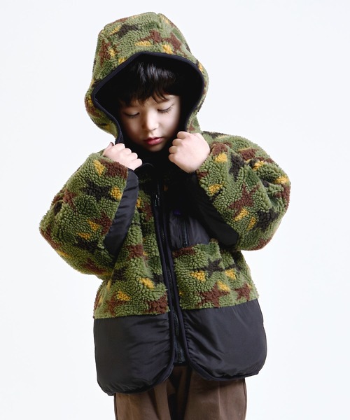 DILASH（ディラッシュ）の「総柄ボアジャケット（その他アウター・キッズ・カーキ/ベージュ・140/110/90/80/130/120/100）」の5枚目の写真