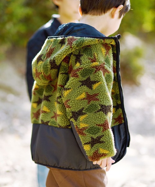 DILASH（ディラッシュ）の「総柄ボアジャケット（その他アウター・キッズ・カーキ/ベージュ・140/110/90/80/130/120/100）」の16枚目の写真