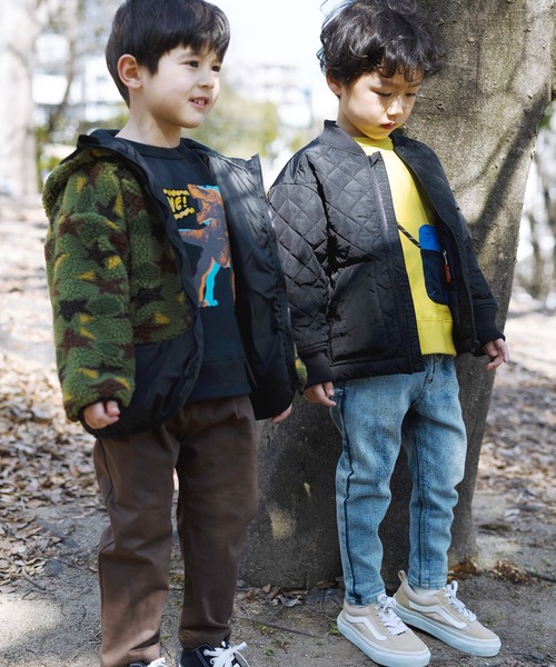 DILASH（ディラッシュ）の「総柄ボアジャケット（その他アウター・キッズ・カーキ/ベージュ・140/110/90/80/130/120/100）」の20枚目の写真