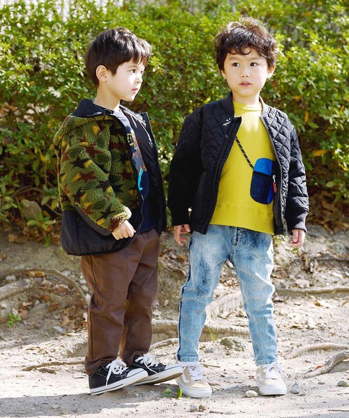 DILASH（ディラッシュ）の「総柄ボアジャケット（その他アウター・キッズ・カーキ/ベージュ・140/110/90/80/130/120/100）」の21枚目の写真