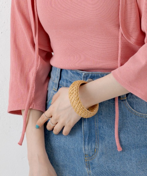 Kastane（カスタネ）の「RattanBangle（バングル/リストバンド・レディース・ベージュ・FREE）」の8枚目の写真