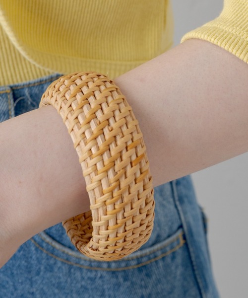 Kastane（カスタネ）の「RattanBangle（バングル/リストバンド・レディース・ベージュ・FREE）」の10枚目の写真