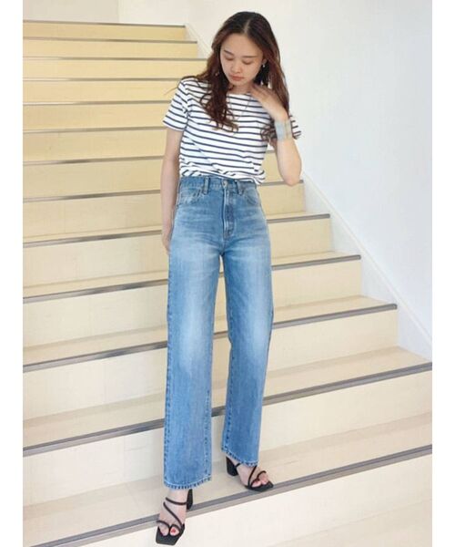 Ungrid（アングリッド）の「ヴィンテージストレートデニム（デニムパンツ・レディース・インディゴブルー/ブルー・24inch/25inch/26inch）」の22枚目の写真