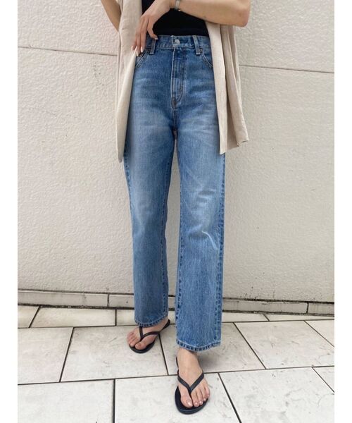 Ungrid（アングリッド）の「ヴィンテージストレートデニム（デニムパンツ・レディース・インディゴブルー/ブルー・24inch/25inch/26inch）」の19枚目の写真