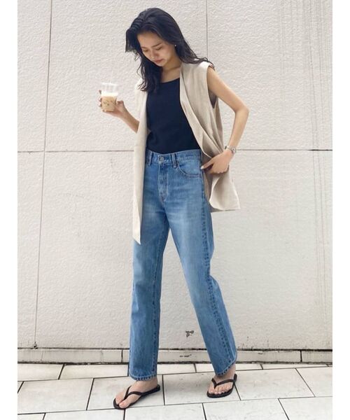 Ungrid（アングリッド）の「ヴィンテージストレートデニム（デニムパンツ・レディース・インディゴブルー/ブルー・24inch/25inch/26inch）」の18枚目の写真