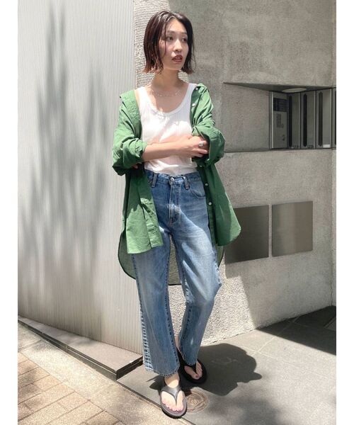 Ungrid（アングリッド）の「ヴィンテージストレートデニム（デニムパンツ・レディース・インディゴブルー/ブルー・24inch/25inch/26inch）」の17枚目の写真