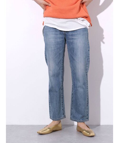 Ungrid（アングリッド）の「ヴィンテージストレートデニム（デニムパンツ・レディース・インディゴブルー/ブルー・24inch/25inch/26inch）」の14枚目の写真