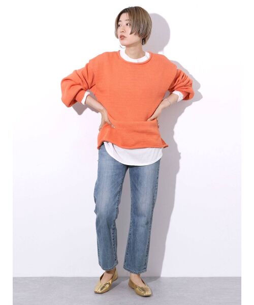 Ungrid（アングリッド）の「ヴィンテージストレートデニム（デニムパンツ・レディース・インディゴブルー/ブルー・24inch/25inch/26inch）」の12枚目の写真