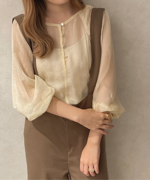 apres jour clair(アプレジュールクレア)の「【apres jour clair】サス付きパンツ【ZOZOTOWN限定アイテム】(サロペット/オーバーオール・レディース・ブラック/オレンジ/ブラウン系その他・X-LARGE/フリー)」の22枚目の写真