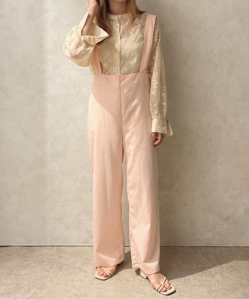 apres jour clair(アプレジュールクレア)の「【apres jour clair】サス付きパンツ【ZOZOTOWN限定アイテム】(サロペット/オーバーオール・レディース・ブラック/オレンジ/ブラウン系その他・X-LARGE/フリー)」の17枚目の写真