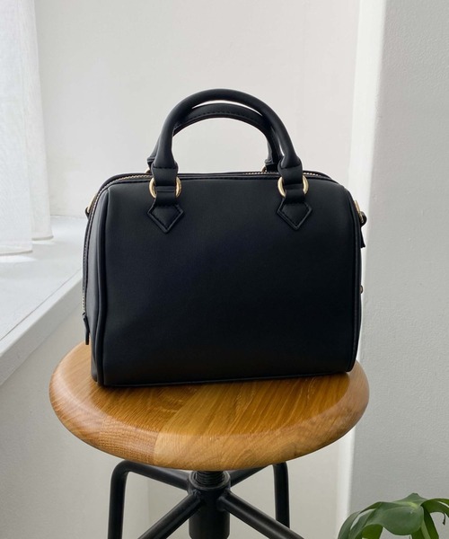 archives(アルシーヴ)の「モノグラムミニボストン(ボストンバッグ・レディース・ブラック/ブラウン/モカ/グレイッシュベージュ・FREE)」の9枚目の写真