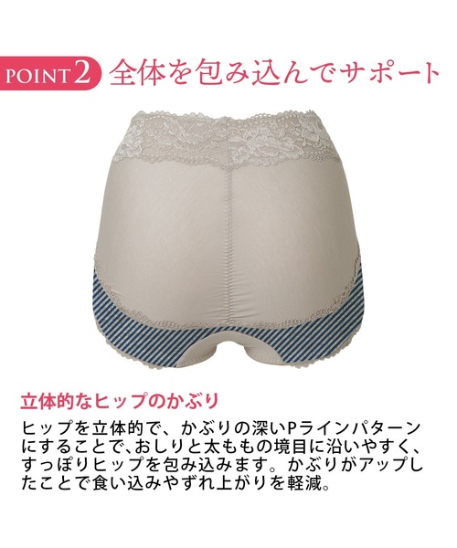 BRADELIS NEWYORK(ブラデリスニューヨーク)の「≪シリーズ累計 216万枚突破≫ブラデリス おしりPラインフィットショーツ 補整 補正下着(ショーツ・レディース・チャコールグレー/ブラック/ベージュ系その他/ブルー系その他/パープル系その他/ピンク系その他/グレイッシュベージュ/ピンク系その他2/ピンク系その他3・LL/3L/4L/S/M/L/5L)」の16枚目の写真