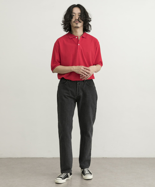 Scye（サイ）の「『別注』Scye×URBAN RESEARCH　EMB BIG ポロシャツ（ポロシャツ・メンズ・ネイビー/チャコールグレー/ホワイト/レッド・38/36/40）」の22枚目の写真