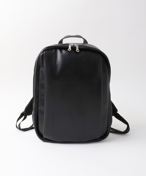 スムースフェイクレザービジネスリュック