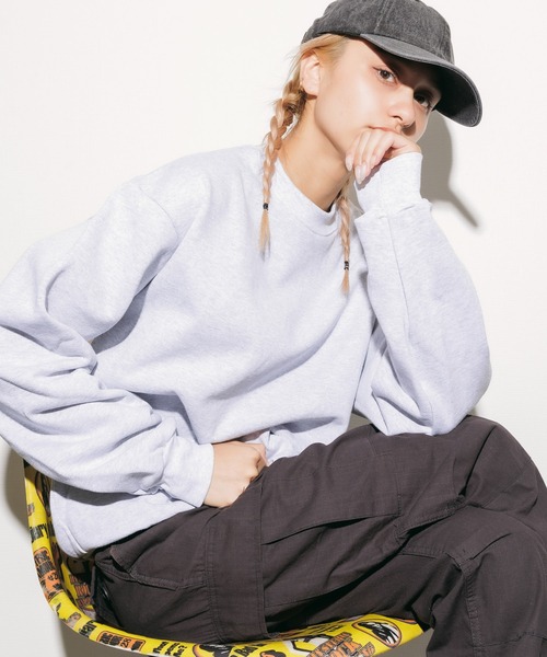 LOS ANGELES APPAREL(ロサンゼルスアパレル)の「Los Angels Apparel/ロサンゼルスアパレル 14oz L/S HEAVY FLEECE PO CREW クルーネックスウェット スウエット(スウェット・メンズ・ブラック/ネイビー/アッシュグレー/ホワイト・S/L/M/XL/XS)」の7枚目の写真