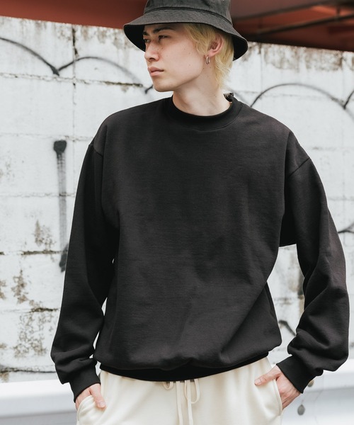 LOS ANGELES APPAREL(ロサンゼルスアパレル)の「Los Angels Apparel/ロサンゼルスアパレル 14oz L/S HEAVY FLEECE PO CREW クルーネックスウェット スウエット(スウェット・メンズ・ブラック/ネイビー/アッシュグレー/ホワイト・S/L/M/XL/XS)」の12枚目の写真