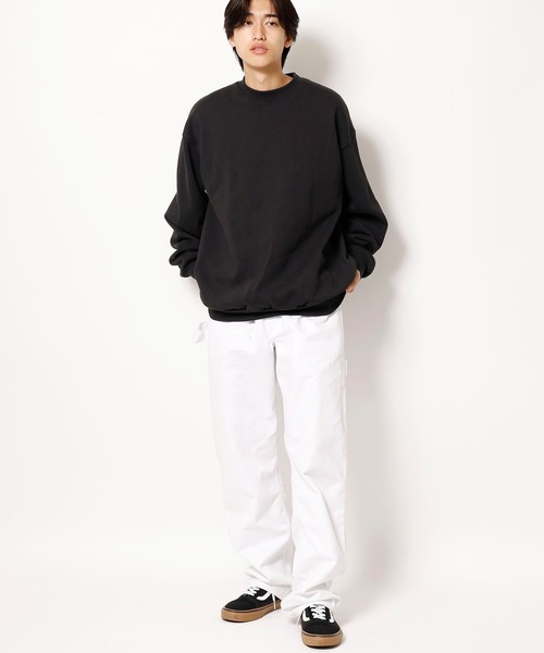 LOS ANGELES APPAREL(ロサンゼルスアパレル)の「Los Angels Apparel/ロサンゼルスアパレル 14oz L/S HEAVY FLEECE PO CREW クルーネックスウェット スウエット(スウェット・メンズ・ブラック/ネイビー/アッシュグレー/ホワイト・S/L/M/XL/XS)」の13枚目の写真