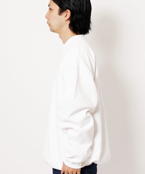 LOS ANGELES APPAREL(ロサンゼルスアパレル)の「Los Angels Apparel/ロサンゼルスアパレル 14oz L/S HEAVY FLEECE PO CREW クルーネックスウェット スウエット(スウェット・メンズ・ブラック/ネイビー/アッシュグレー/ホワイト・S/L/M/XL/XS)」の21枚目の写真