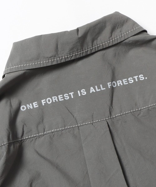 and wander（アンドワンダー）の「and wander/アンドワンダー NAOKI ISHIKAWA THE VOID CORDURA shirt/ TREE 長袖シャツ（シャツ/ブラウス・メンズ・チャコールグレー・XL/L/M）」の11枚目の写真
