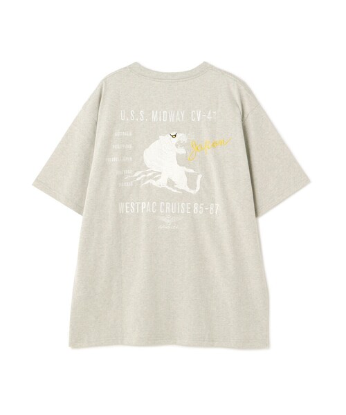 AVIREX（アヴィレックス）の「【直営店限定】スーベニア ホワイト タイガー Tシャツ / SOUVENIR EHITE TIGER T-SHIRT / アヴィレックス / AVIREX（Tシャツ/カットソー・メンズ・グレー/オレンジ/ホワイト/ブラック・M/2XL/L/XL）」の13枚目の写真