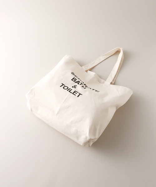 SOLNI トートバッグ ホワイト JOSE MOONTOTE BAG/ジョゼムーントートバッグ（トートバッグ