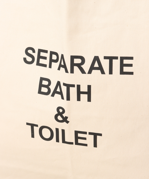 JOURNAL STANDARD（ジャーナルスタンダード）の「【SEPARATE BATH & TOILET】 トートバッグ（小）（トートバッグ・メンズ・アイボリー・FREE）」の8枚目の写真