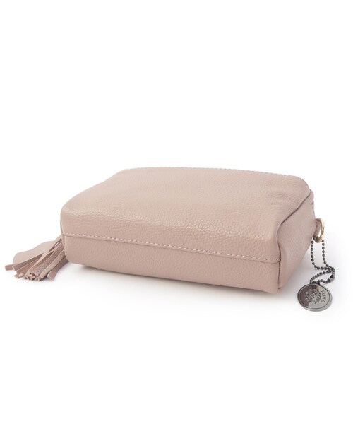 LAURA ASHLEY(ローラアシュレイ)の「シボレザー2WAYショルダーバッグ(ショルダーバッグ・レディース・グレー/アイボリー/ピンク系・00)」の7枚目の写真
