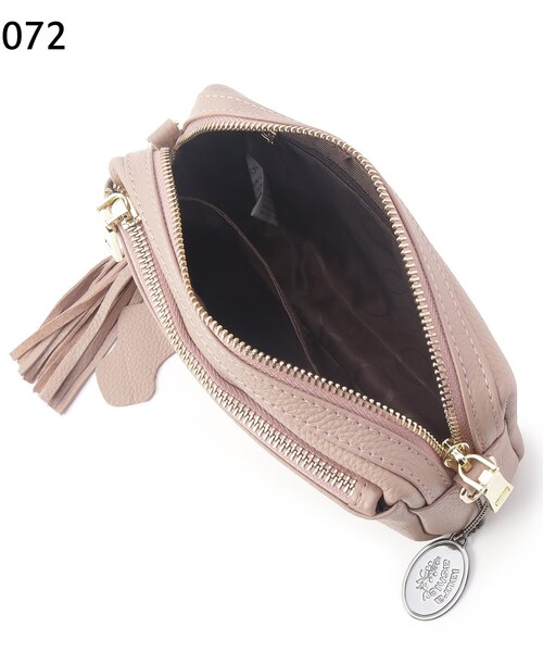 LAURA ASHLEY(ローラアシュレイ)の「シボレザー2WAYショルダーバッグ(ショルダーバッグ・レディース・グレー/アイボリー/ピンク系・00)」の10枚目の写真
