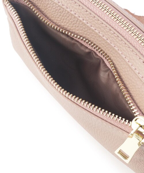 LAURA ASHLEY(ローラアシュレイ)の「シボレザー2WAYショルダーバッグ(ショルダーバッグ・レディース・グレー/アイボリー/ピンク系・00)」の12枚目の写真