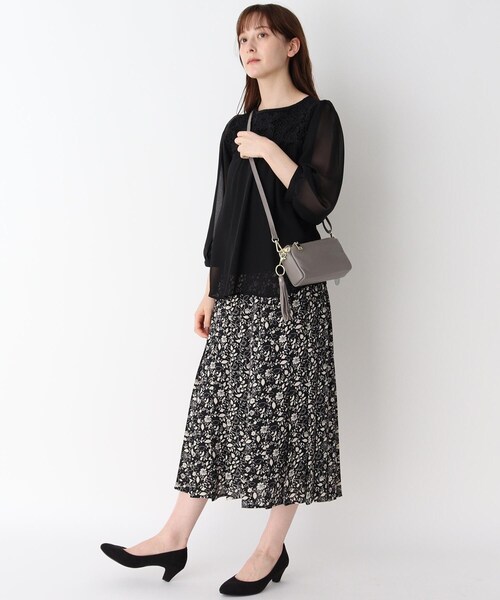 LAURA ASHLEY(ローラアシュレイ)の「シボレザー2WAYショルダーバッグ(ショルダーバッグ・レディース・グレー/アイボリー/ピンク系・00)」の18枚目の写真