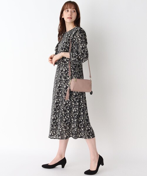 LAURA ASHLEY(ローラアシュレイ)の「シボレザー2WAYショルダーバッグ(ショルダーバッグ・レディース・グレー/アイボリー/ピンク系・00)」の20枚目の写真