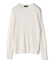PrimaryNavyLabel:シルクカシミヤクルーネックプルオーバー