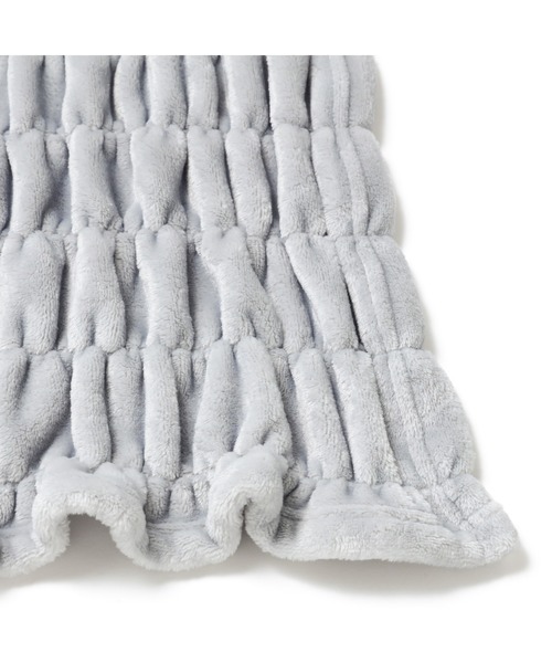 WARMYリップルブランケット（毛布）1400×2000グレー【2022年モデル】