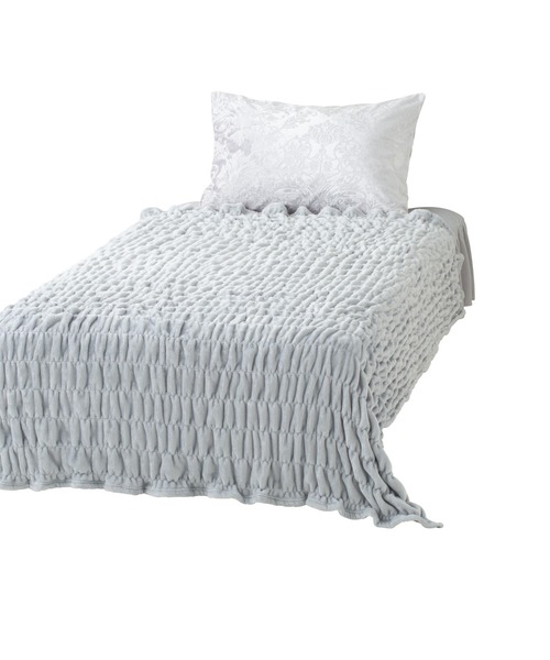 WARMYリップルブランケット（毛布）1400×2000グレー【2022年モデル】