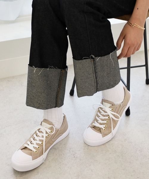 earth music&ecology（アースミュージックアンドエコロジー）の「2WAYスニーカー【earth　music＆ecology】（スニーカー・レディース・ピンク/ブラック/ミント/グレー系その他/グレー/ベージュ・23.5cm/25cm/24cm/24.5cm/22.5cm/23cm）」の5枚目の写真