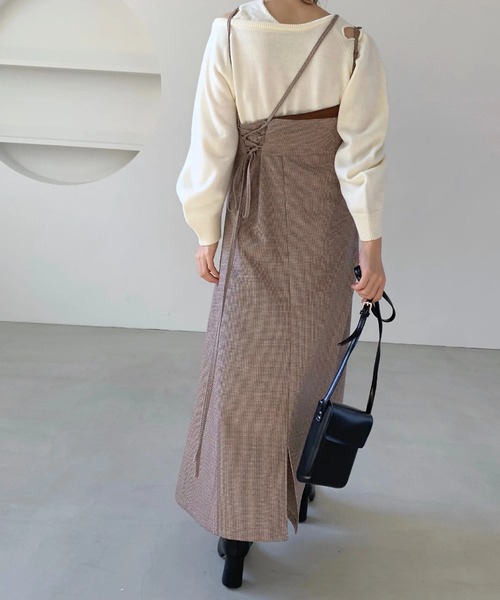 セール】thick box pleats bare OP（ワンピース）｜WILLFULLY