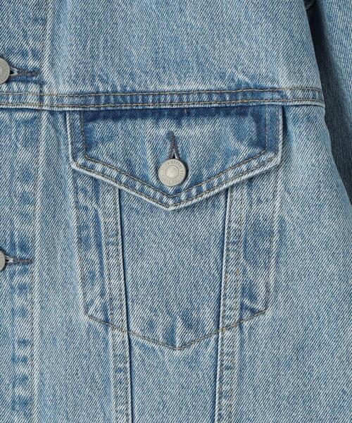 BEAUTY&YOUTH UNITED ARROWS（ビューティーアンドユースユナイテッドアローズ）の「コットンデニム ブリーチ ショート ジャケット -ウォッシャブル-（デニムジャケット・レディース・ブラック/コバルトブルー・FREE）」の10枚目の写真