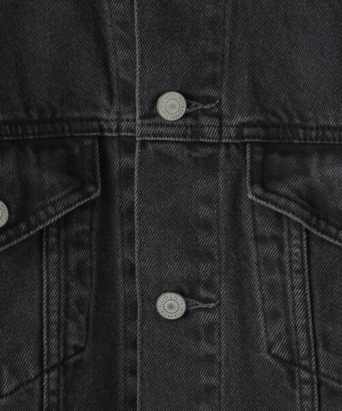 BEAUTY&YOUTH UNITED ARROWS（ビューティーアンドユースユナイテッドアローズ）の「コットンデニム ブリーチ ショート ジャケット -ウォッシャブル-（デニムジャケット・レディース・ブラック/コバルトブルー・FREE）」の16枚目の写真