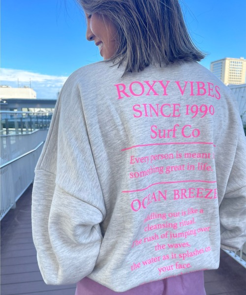 ROXY（ロキシー）の「【ZOZO限定アイテム】NEON PULLOVER/ロキシーバックプリントプルオーバーパーカー（スウェット・レディース・ホワイト/ブラック/グレー・FREE）」の3枚目の写真