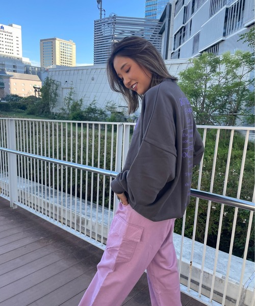 ROXY（ロキシー）の「【ZOZO限定アイテム】NEON PULLOVER/ロキシーバックプリントプルオーバーパーカー（スウェット・レディース・ホワイト/ブラック/グレー・FREE）」の22枚目の写真