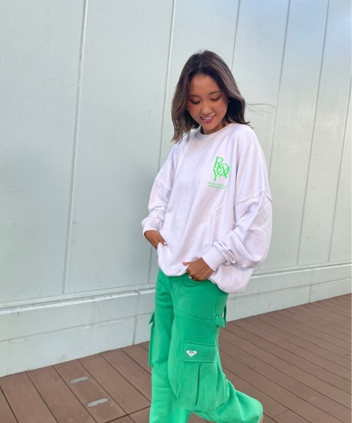 ROXY（ロキシー）の「【ZOZO限定アイテム】NEON PULLOVER/ロキシーバックプリントプルオーバーパーカー（スウェット・レディース・ホワイト/ブラック/グレー・FREE）」の8枚目の写真