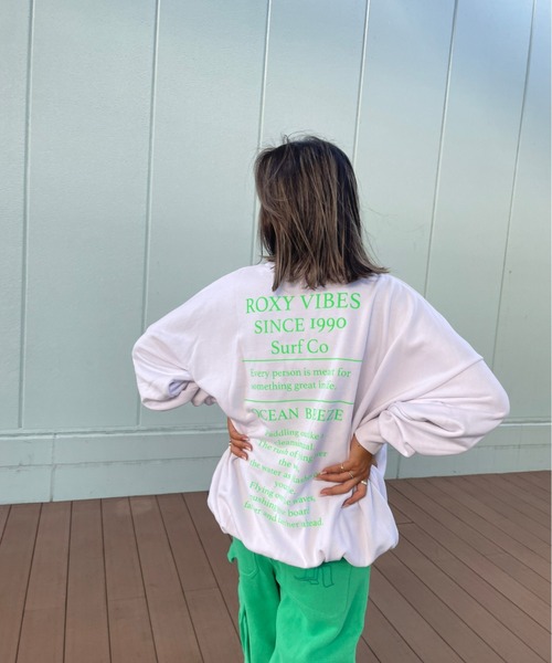 ROXY（ロキシー）の「【ZOZO限定アイテム】NEON PULLOVER/ロキシーバックプリントプルオーバーパーカー（スウェット・レディース・ホワイト/ブラック/グレー・FREE）」の11枚目の写真